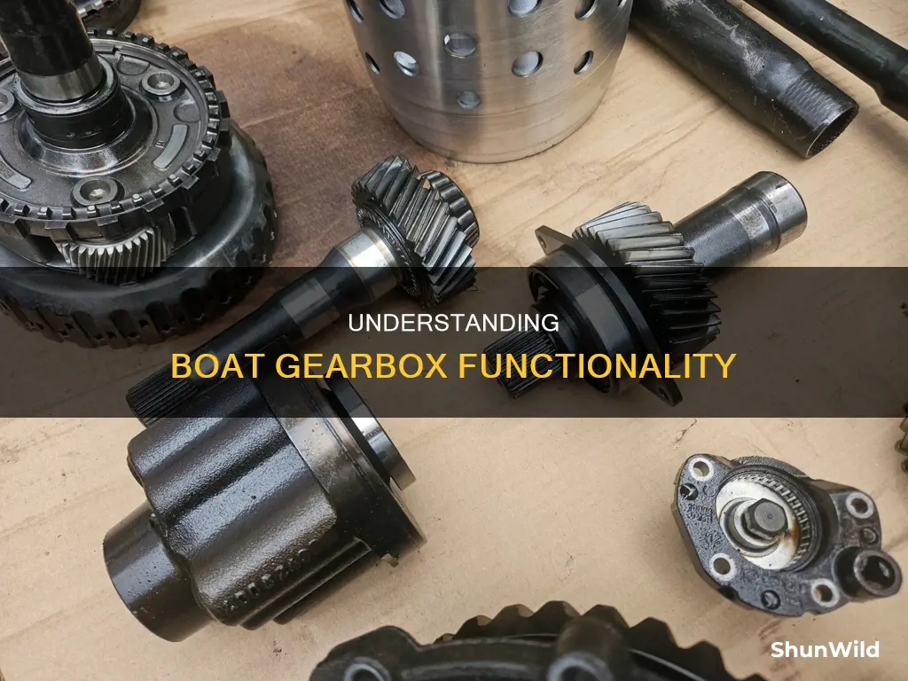 how does a boat gearbox work