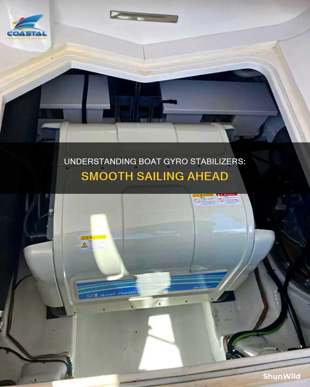 how does a boat gyro stabilizer work