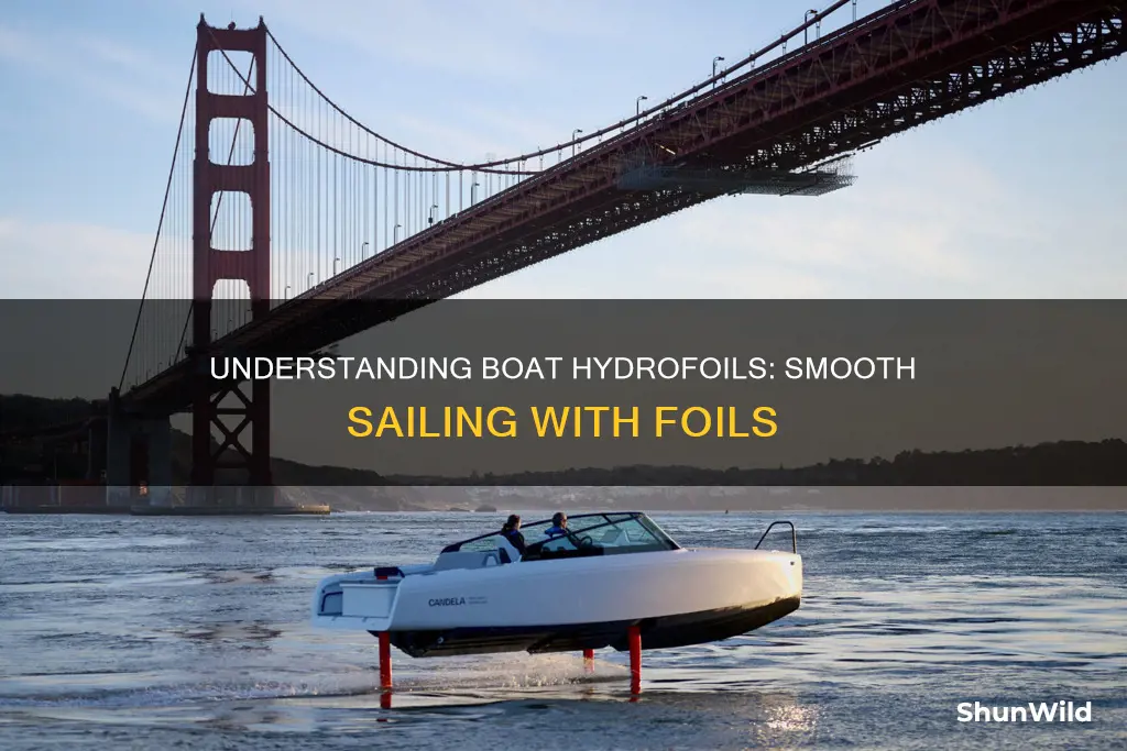 how does a boat hydrofoil work