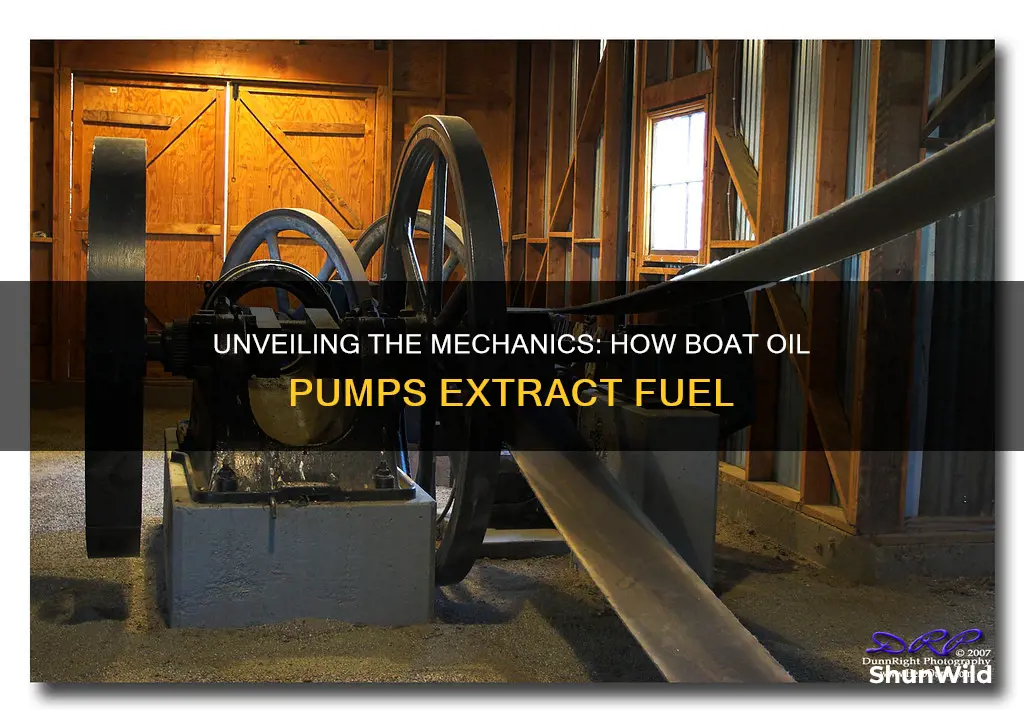 how does a boat oil extraction pump work