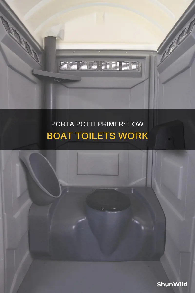 how does a boat porta potti work