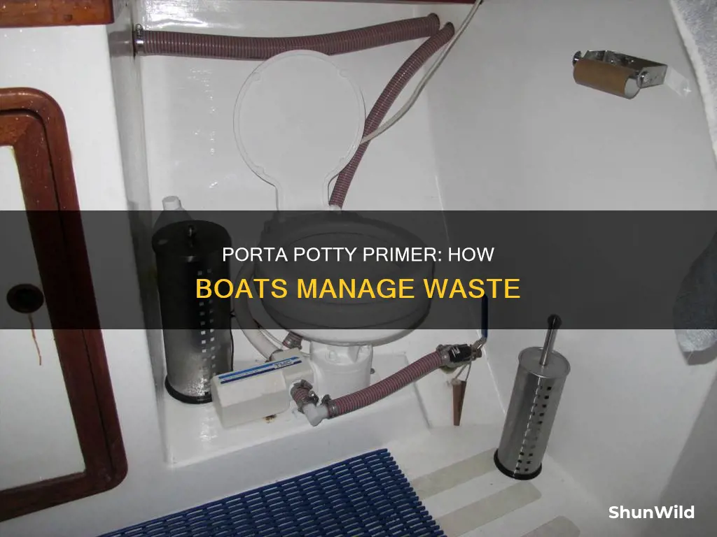 how does a boat porta potty work