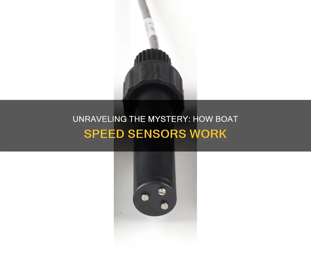 how does a boat speed sensor work