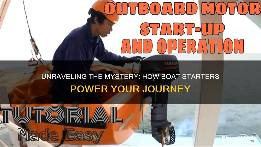 how does a boat starter work