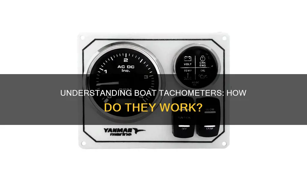 how does a boat tachmoter work