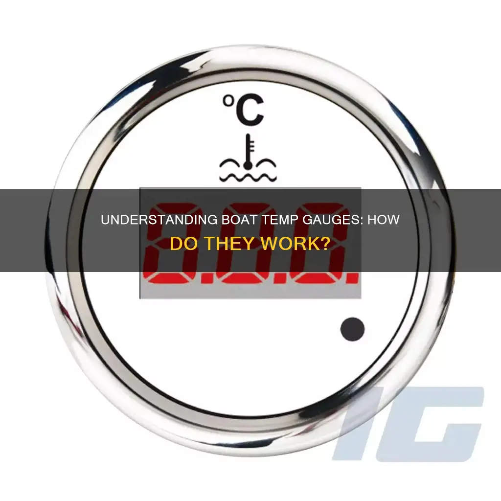 how does a boat temp gauge work