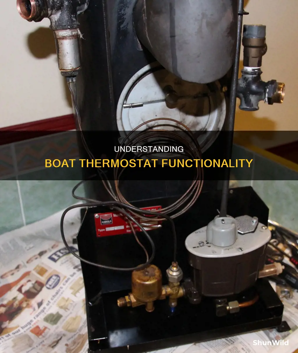 how does a boat thermostat work