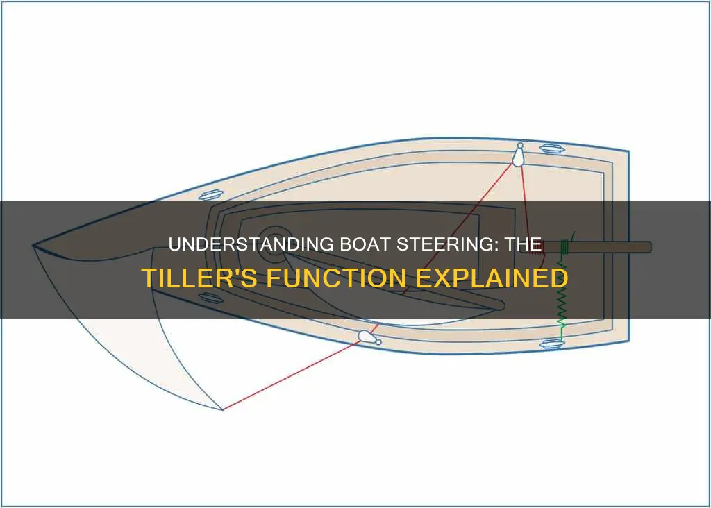 how does a boat tiller work