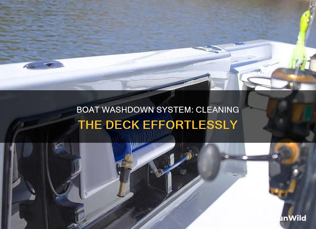 how does a boat washdown system work