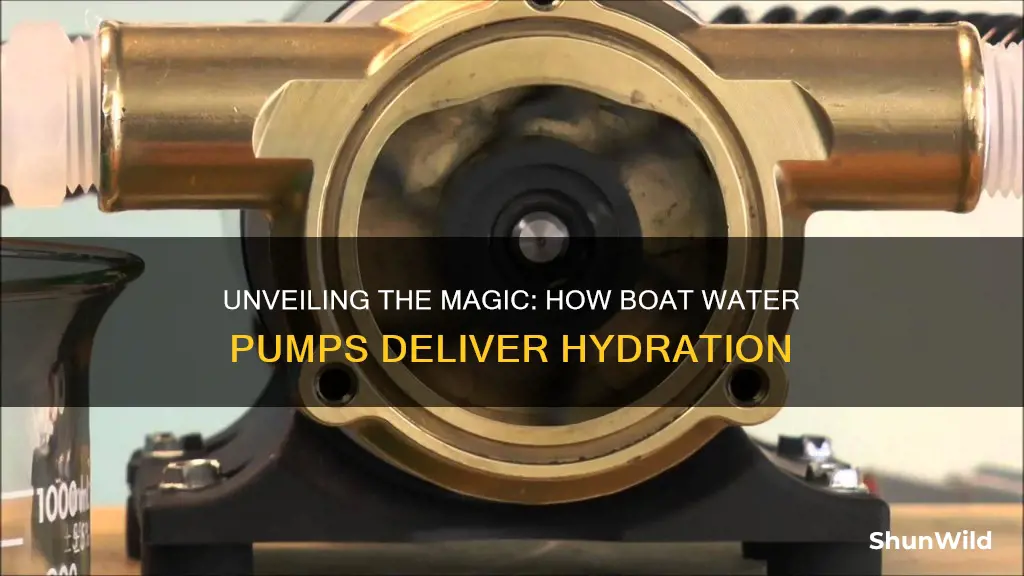 how does a boat water pump work