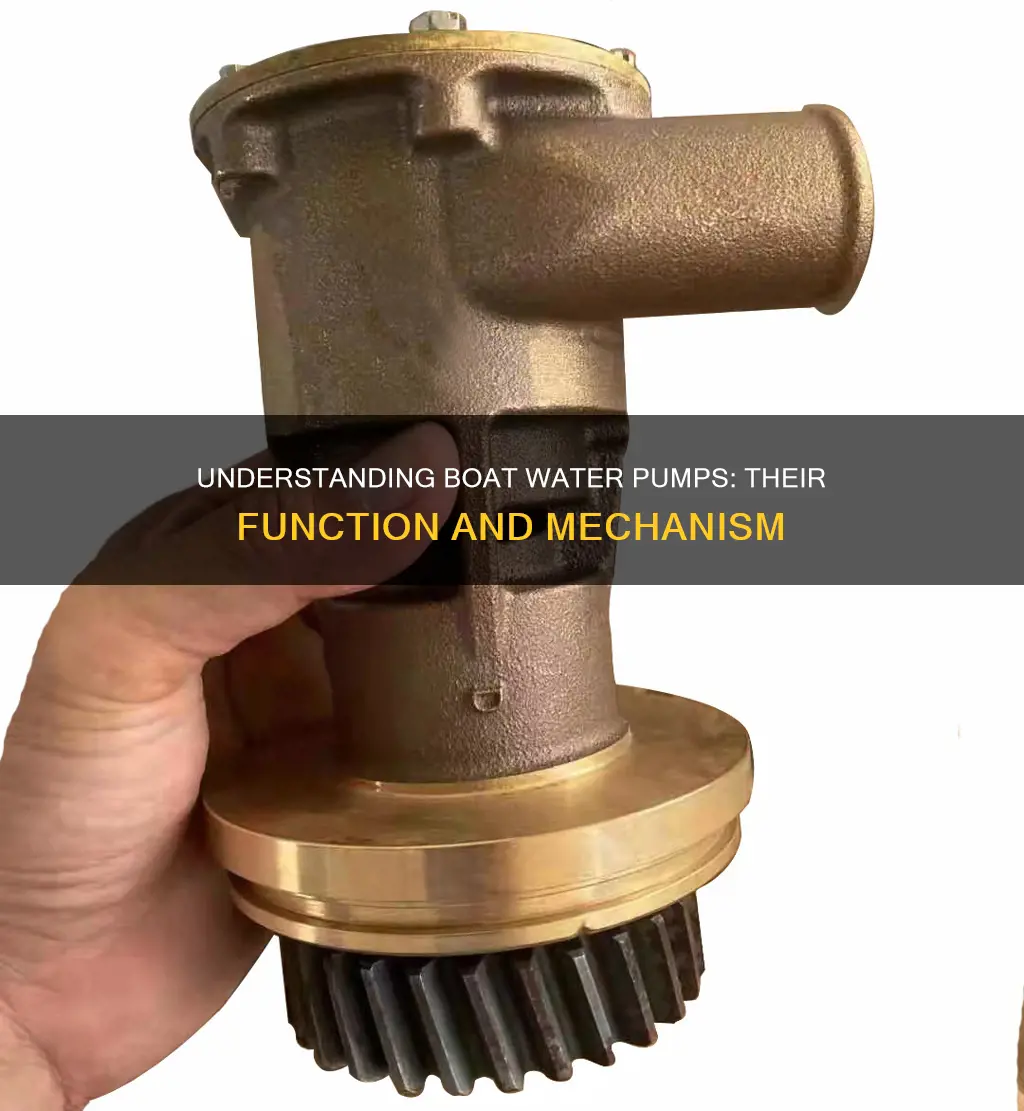 how does a boat water pump work