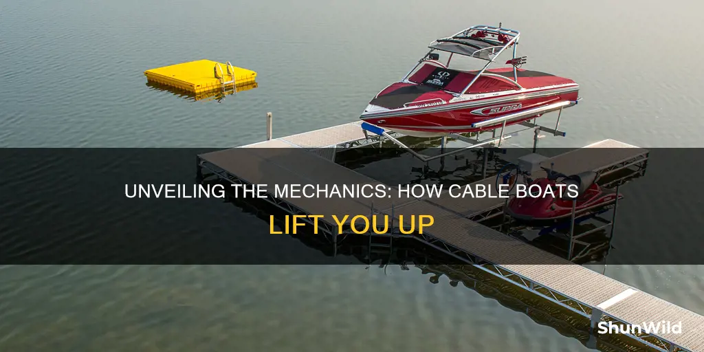 how does a cable boat lift work