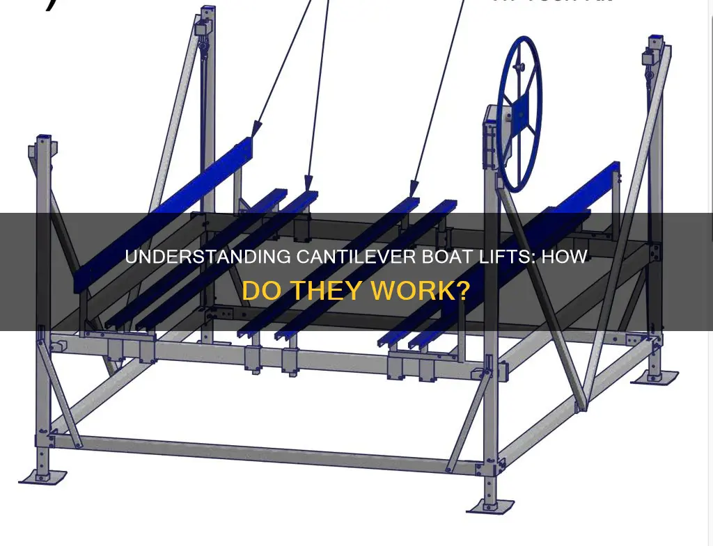 how does a cantilever boat lift work