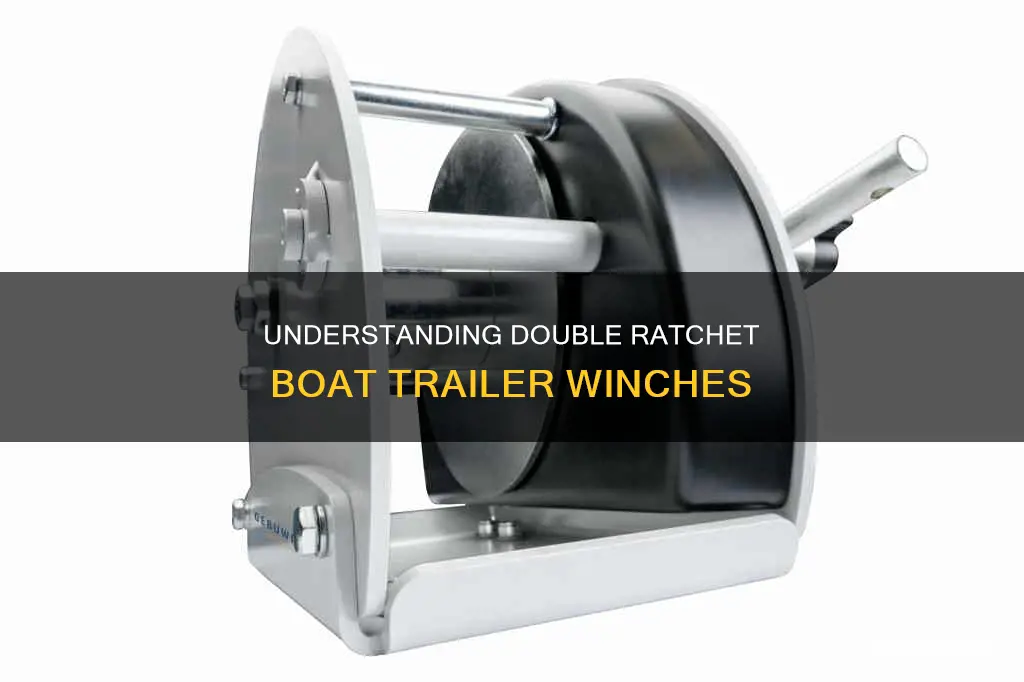 how does a double ratcher boat traler winch work