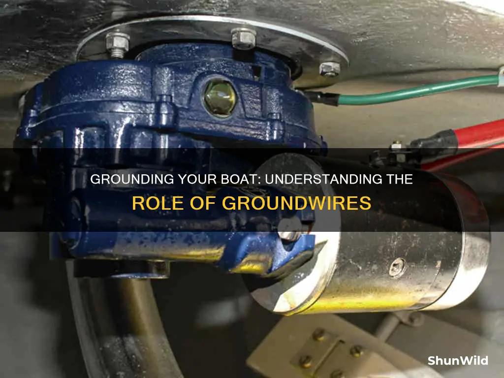 how does a groundwire work on a boat