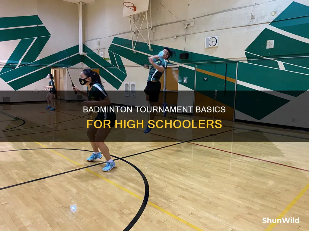 how does a high school badminton tournament work