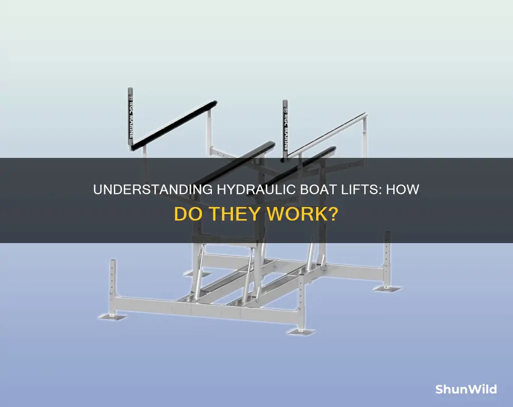 how does a hydraulic boat lift work