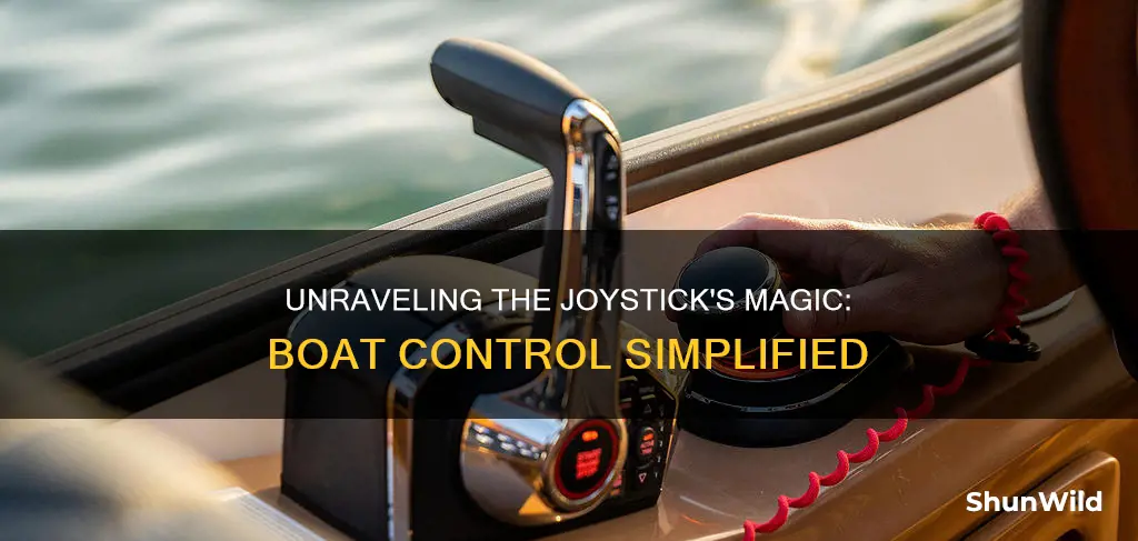 how does a joystick work on a boat