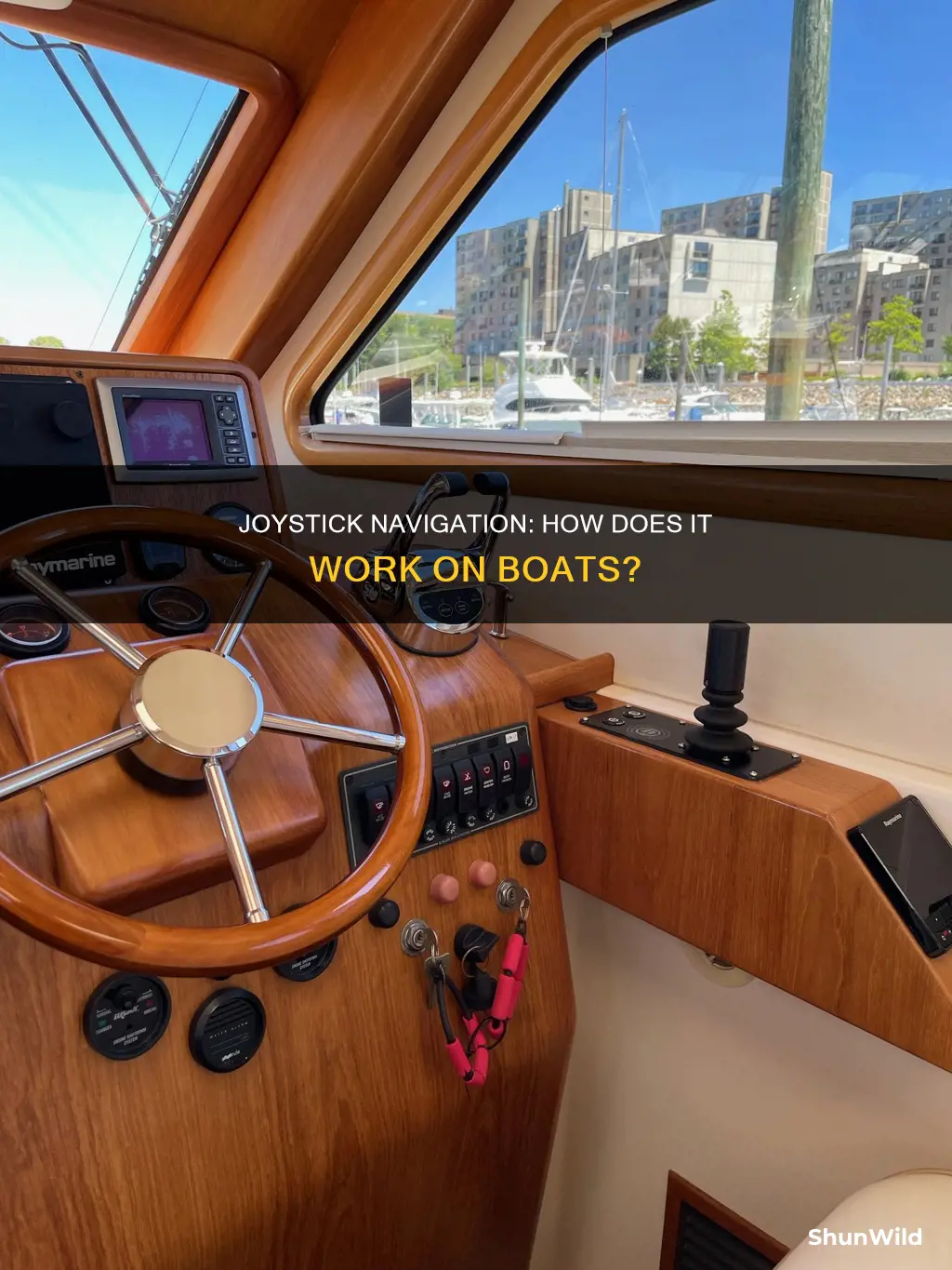 how does a joystick work on a boat
