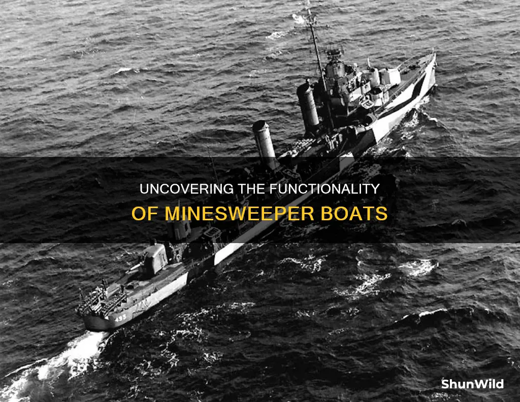 how does a minesweeper boat work