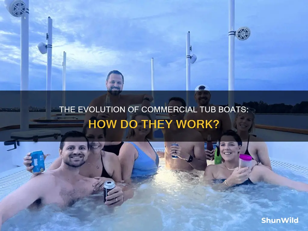 how does a modern commercialtub boat work