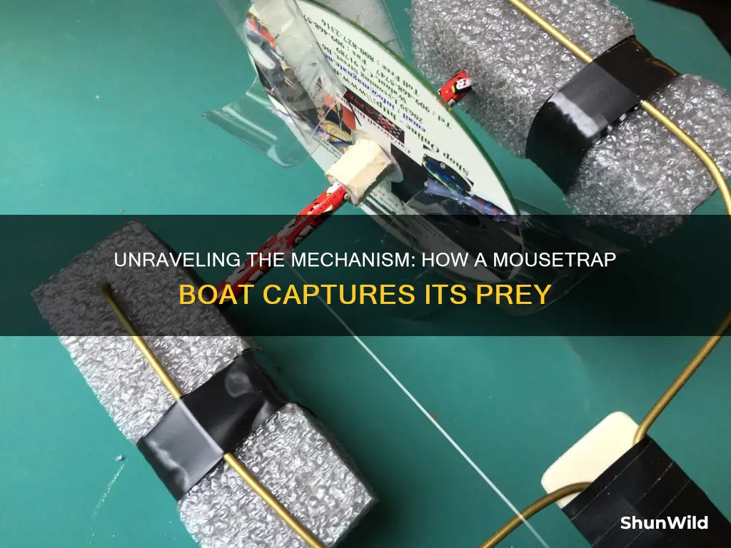 how does a mousetrap boat work