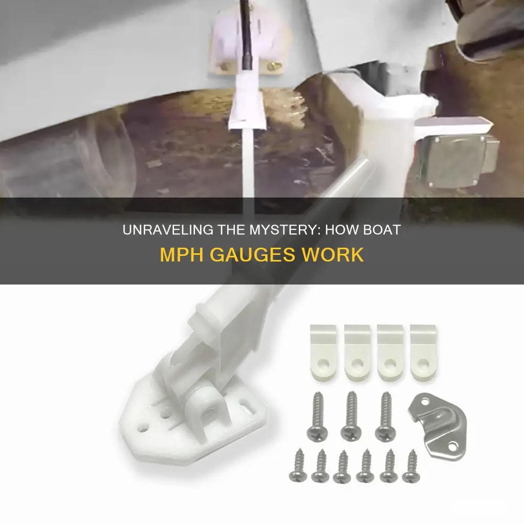 how does a mph guage work on a boat