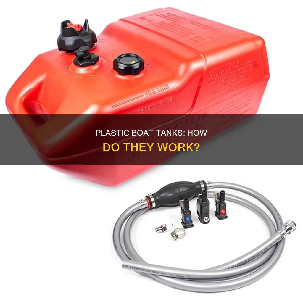 how does a plastic boat tank work