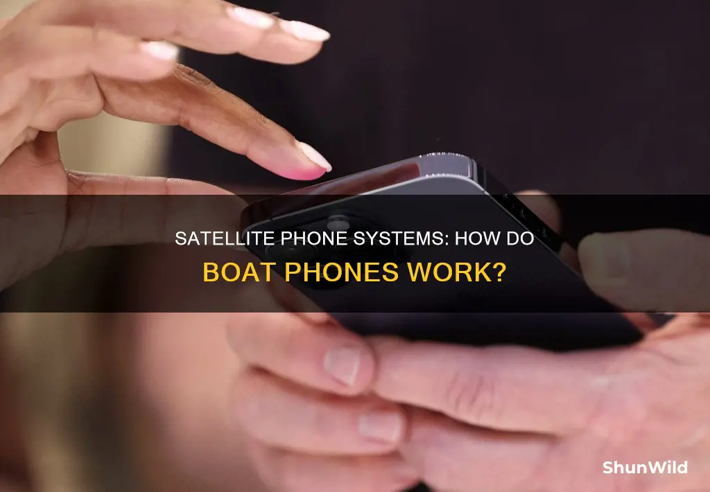 how does a satellite boat phone work
