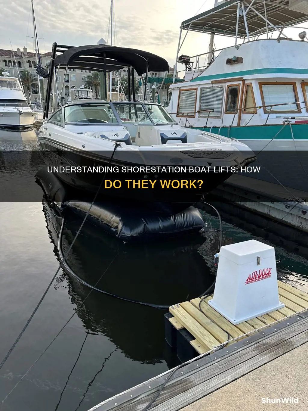 how does a shorestation boat lift work