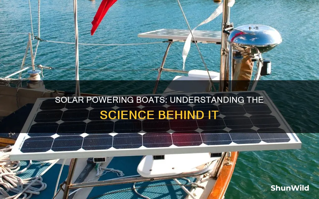 how does a solar boat works