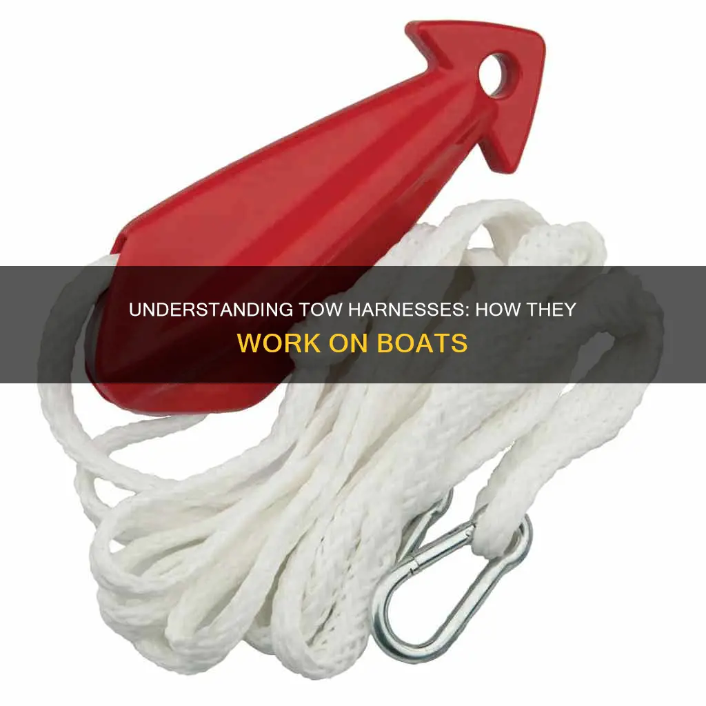 how does a tow harness on a boat work