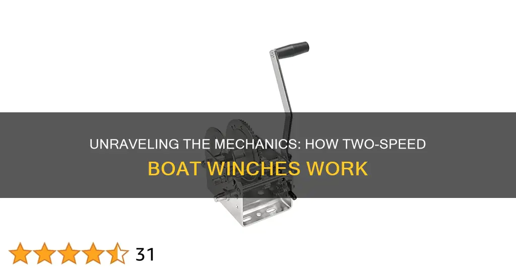 how does a two speed boat winch work