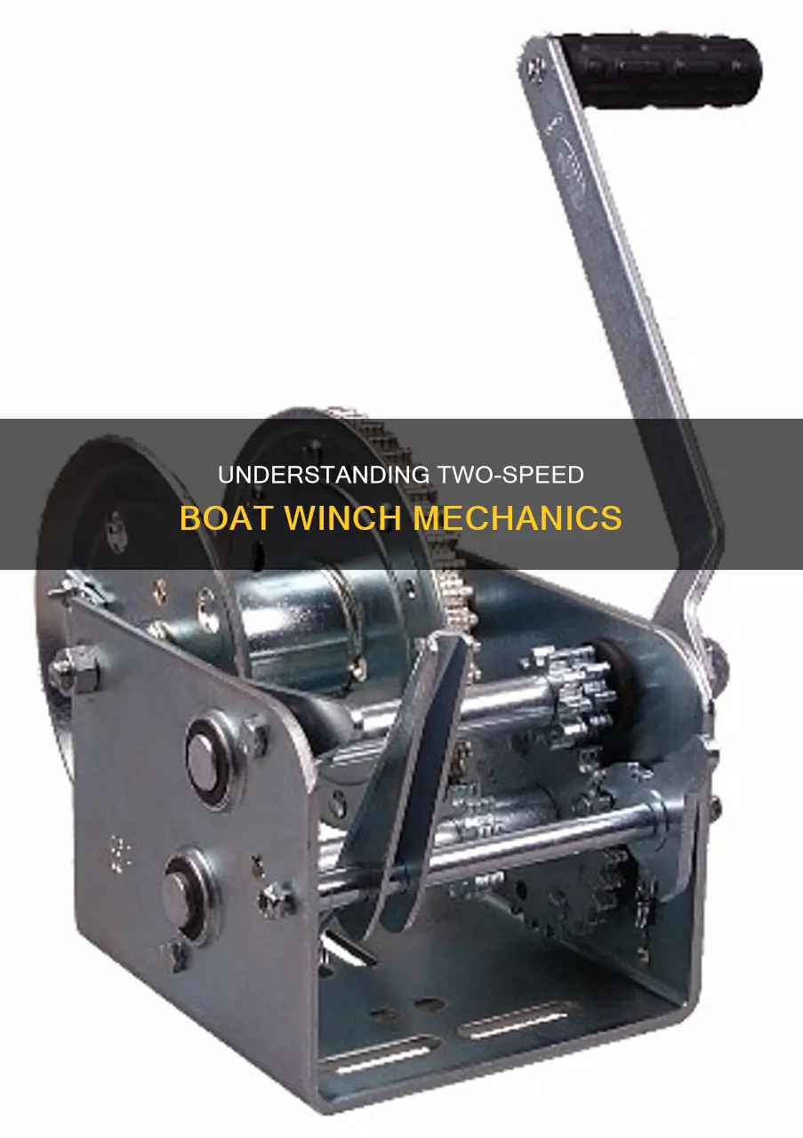 how does a two speed boat winch work