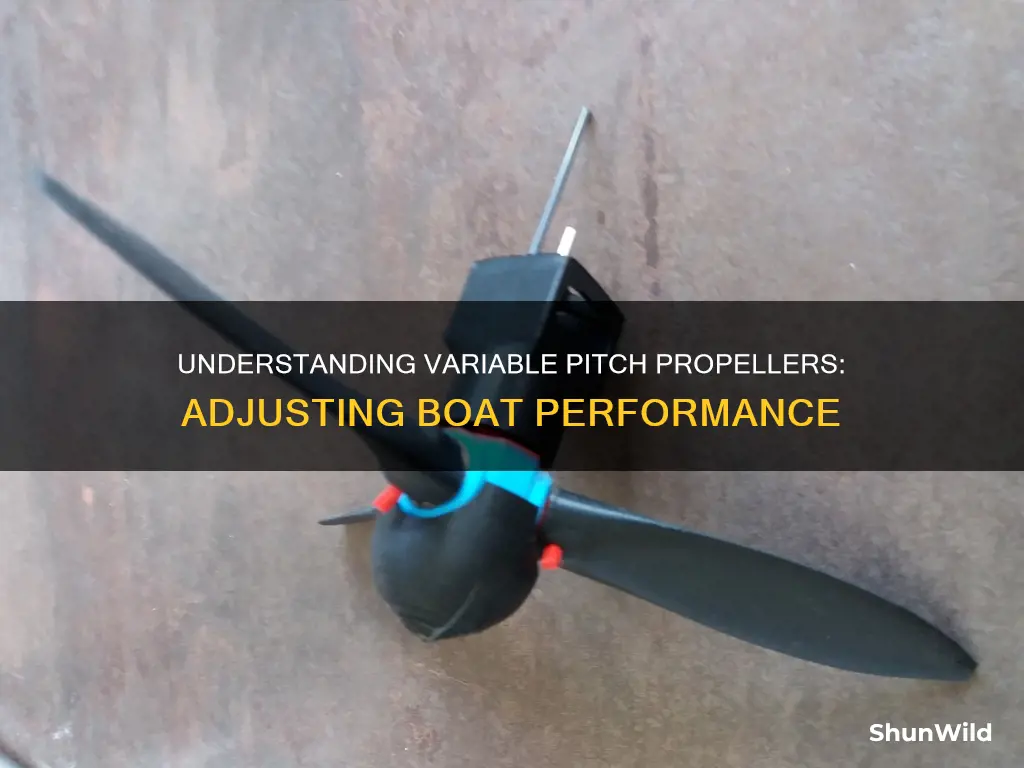 how does a variable pitch boat propeller work
