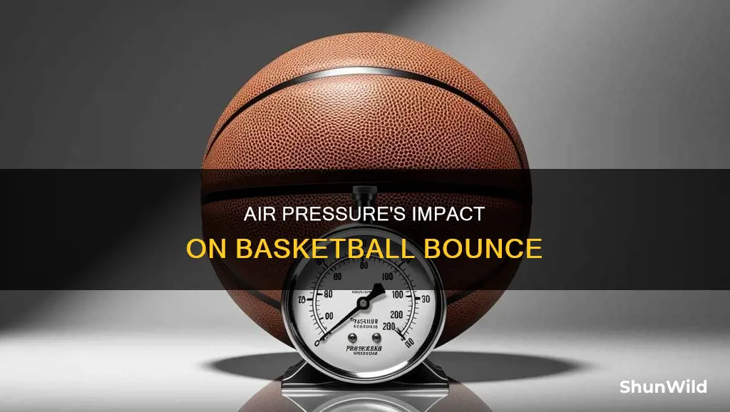 how does air pressure affect basketball bounce