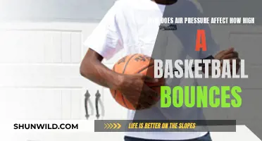 Air Pressure's Impact on Basketball Bounce Height