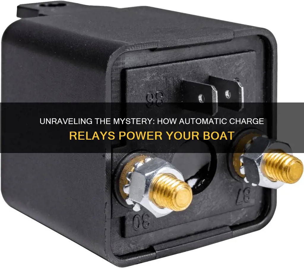 how does an autmatic charge relay work boat