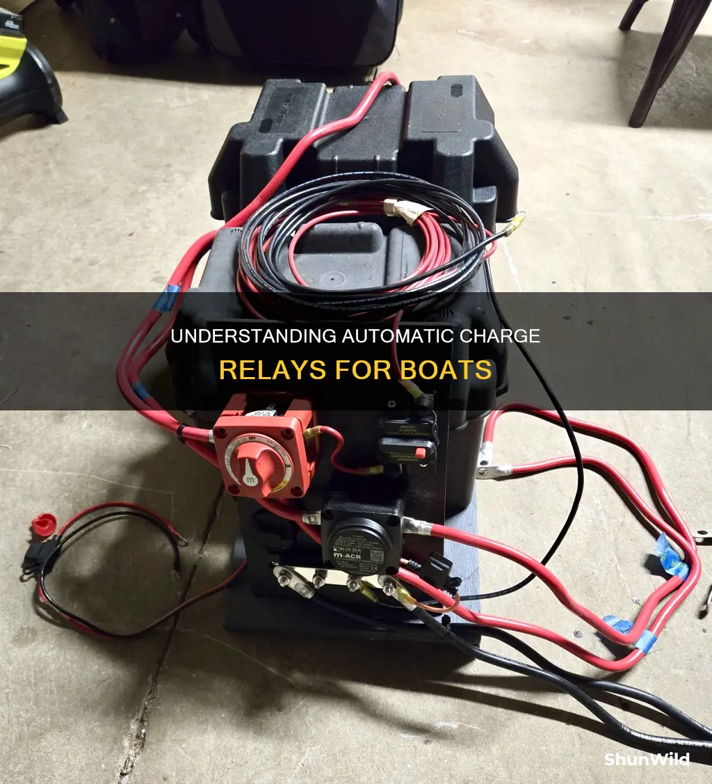 how does an autmatic charge relay work boat