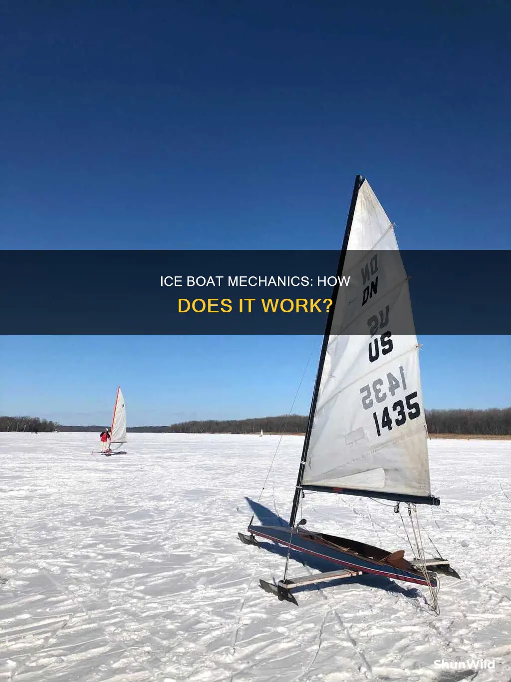 how does an ice boat work