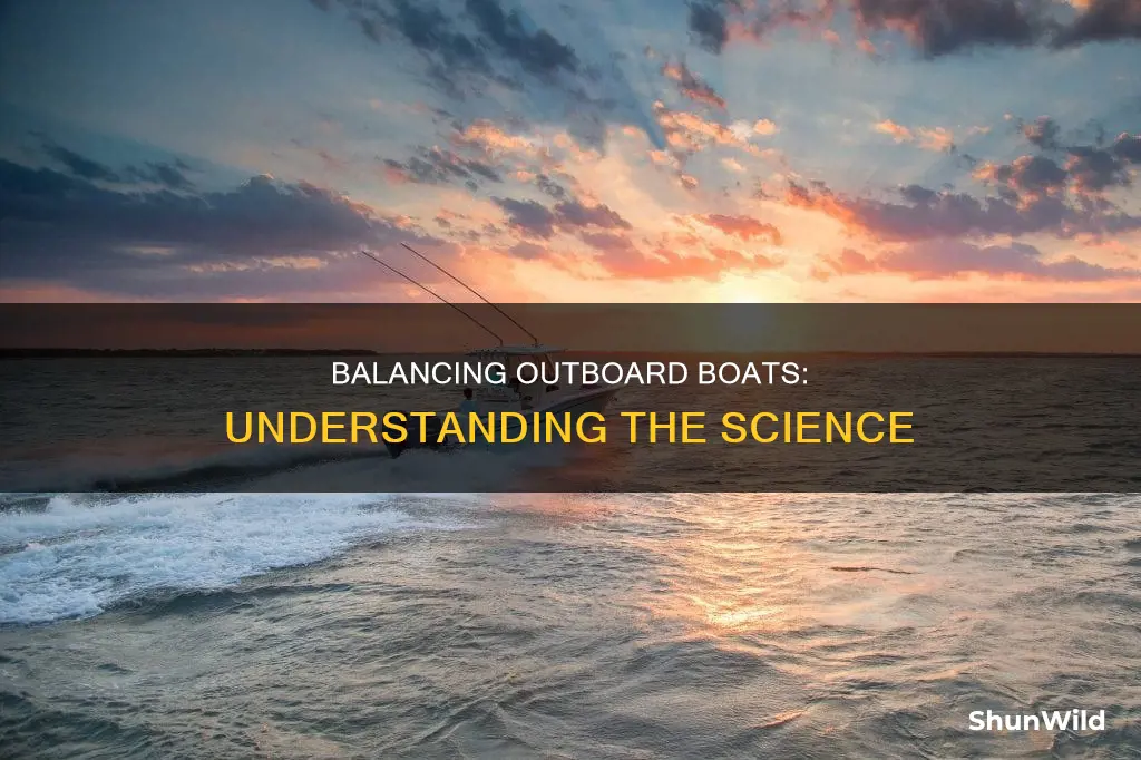 how does an outboard boat balance work