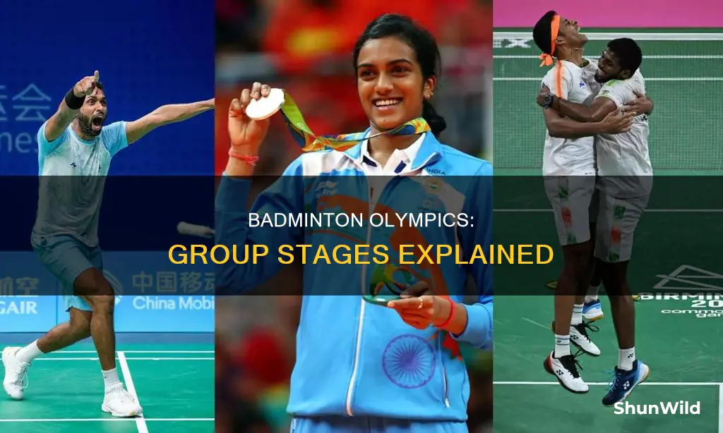 how does badminton olympics work groups