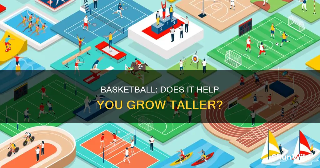 how does basketball help you grow taller