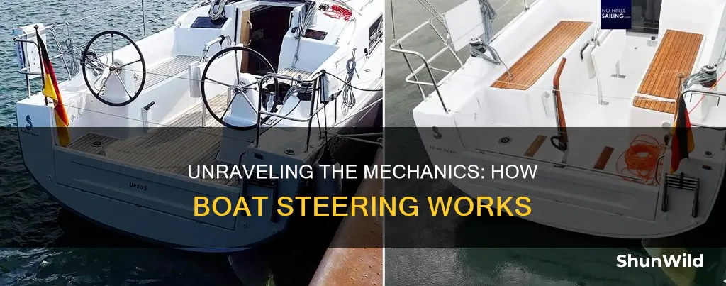 how does boat stearing work