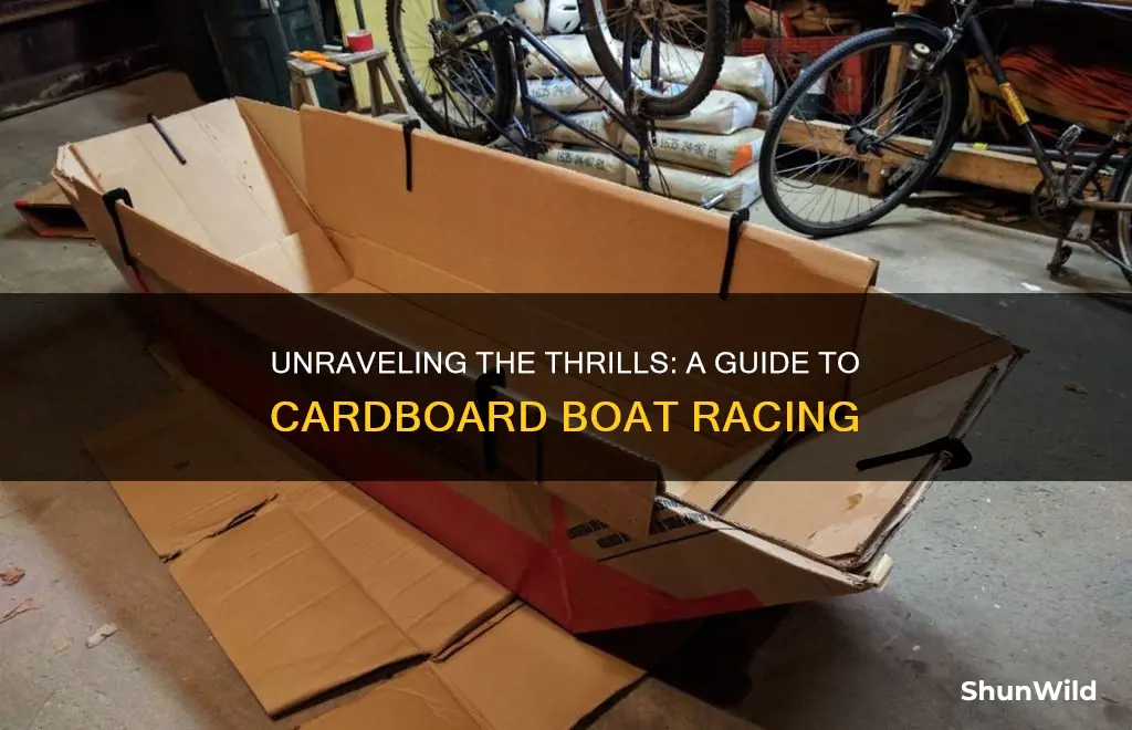 how does cardboard boat racing work