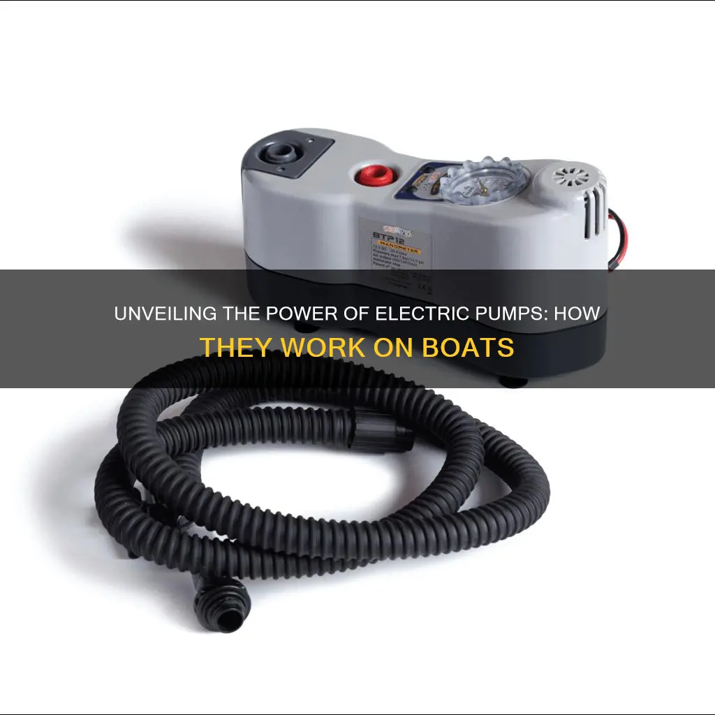 how does electric pump out work on boat