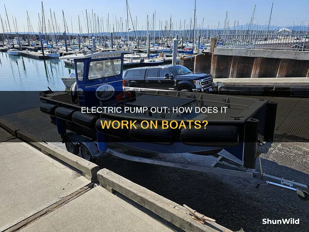 how does electric pump out work on boat
