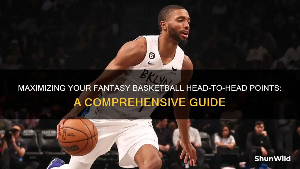 how does fantasy basketball head to head points work