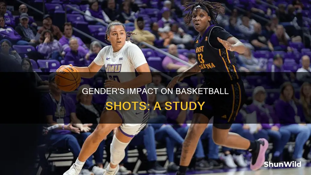 how does gender affect basketball shot