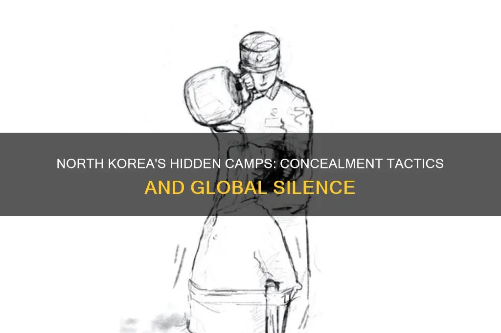 how does korea try to hide their concentration camps